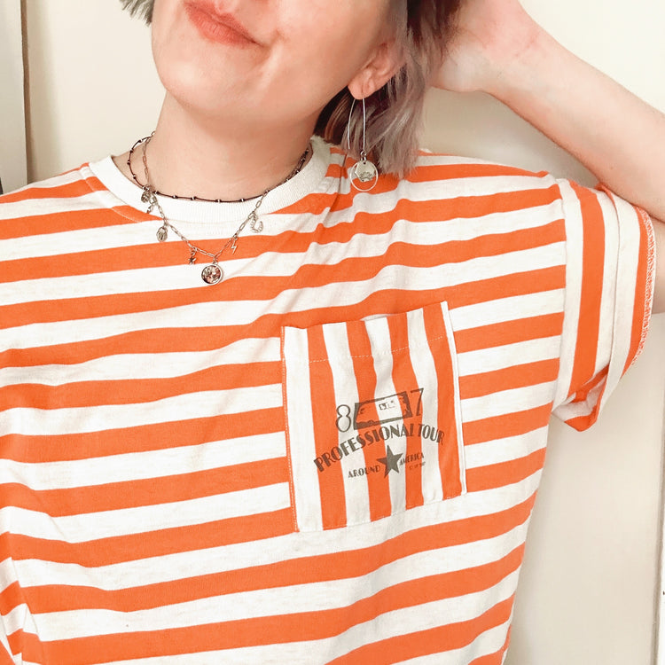 Pet Memorial Custom Photo Tiny Charm Necklace One Charm Paperclip Chain