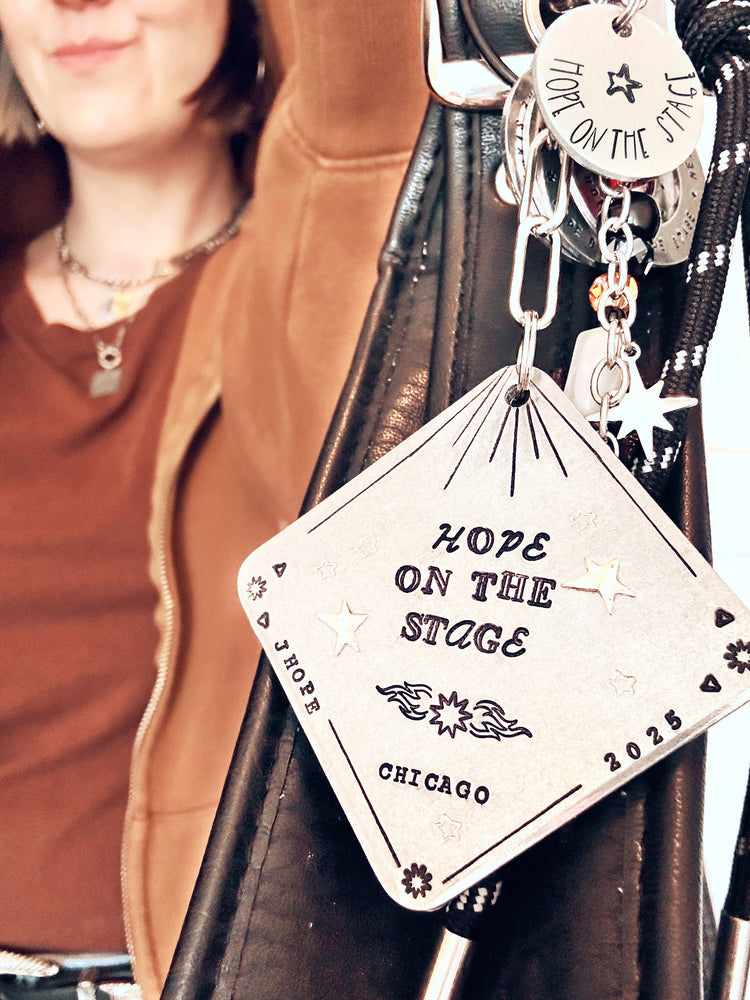 Concert Location Keychain Hope On The Stage Tour Merch