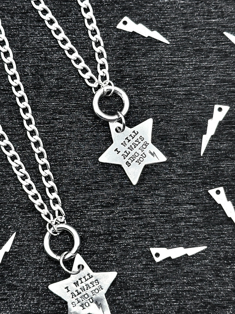 I Will Sing For You Jin Collection Star Necklace