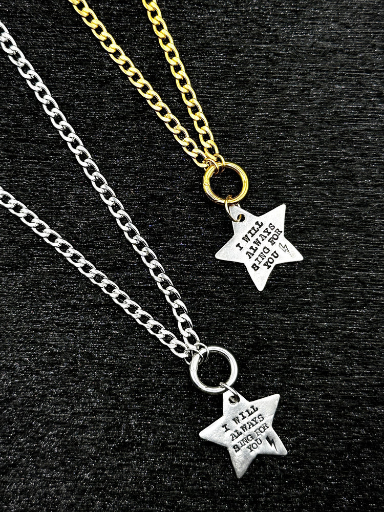 I Will Sing For You Jin Collection Star Necklace