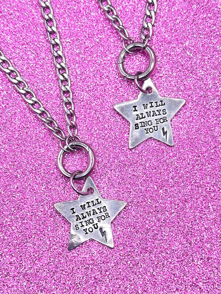 I Will Sing For You Jin Collection Star Necklace