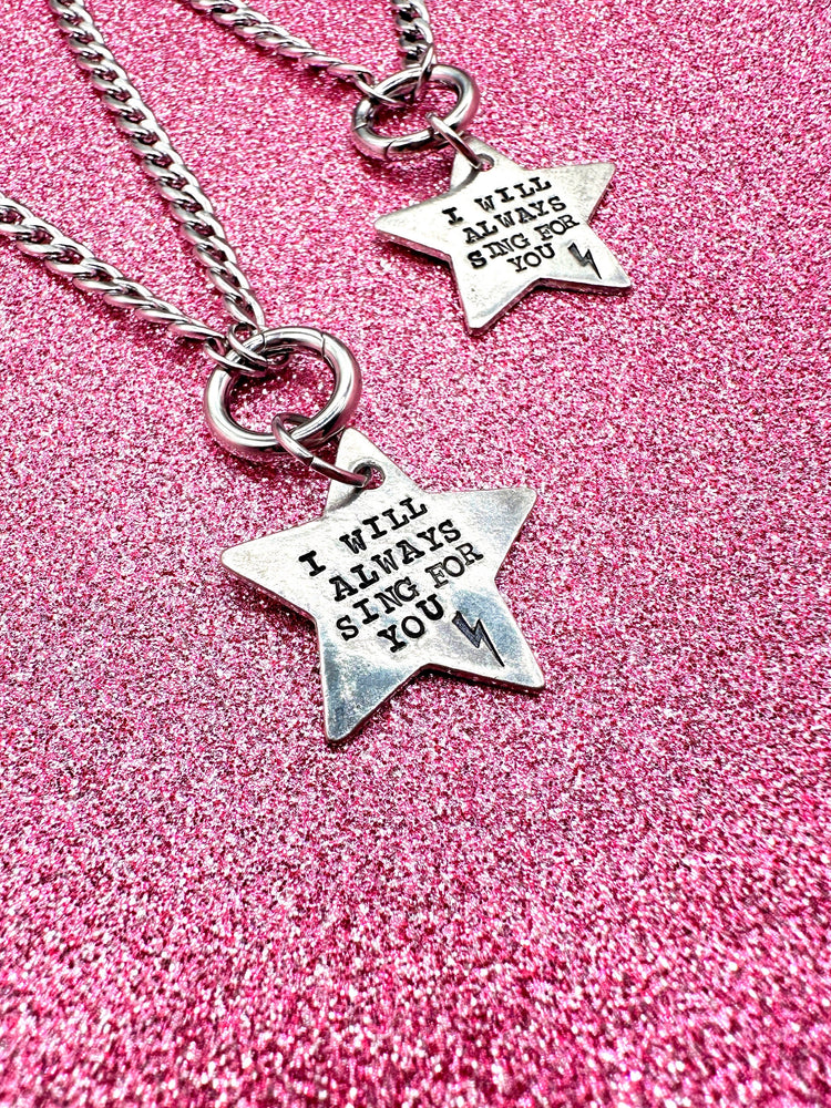 I Will Sing For You Jin Collection Star Necklace