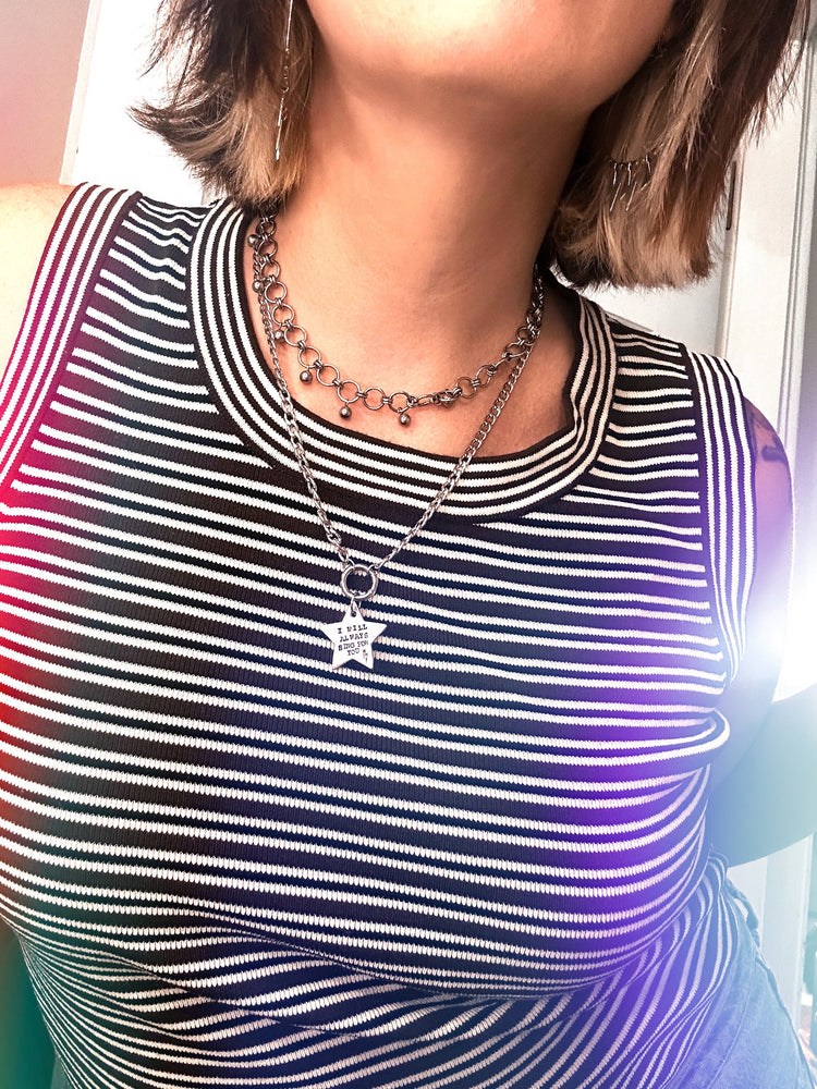 I Will Sing For You Jin Collection Star Necklace