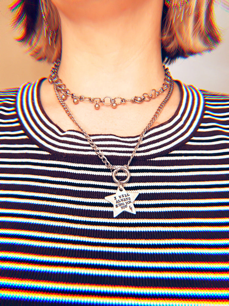 I Will Sing For You Jin Collection Star Necklace