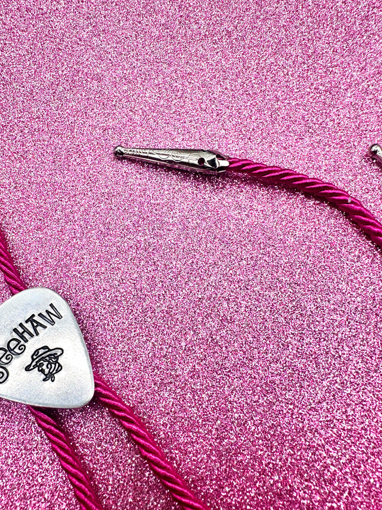 Jin Collection Bolo Tie YeeHaw Guitar Pick Run Seokjin Tour