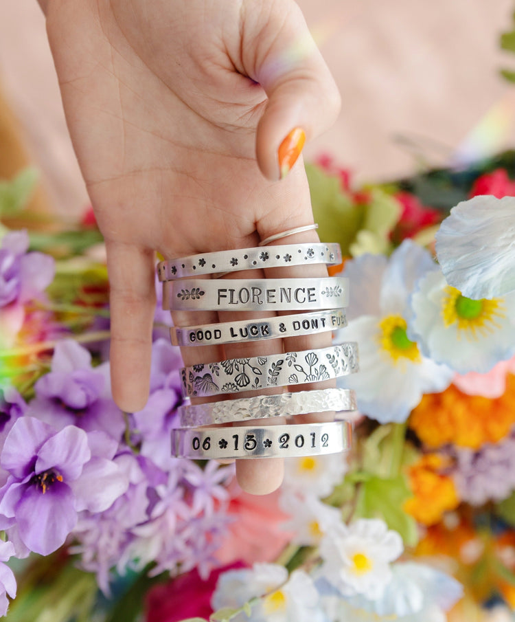 Custom Design Your Own Cuff Bracelet Aluminum Brass