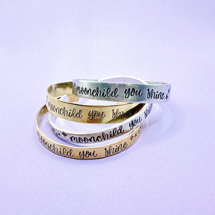 Custom Design Your Own Cuff Bracelet Aluminum Brass