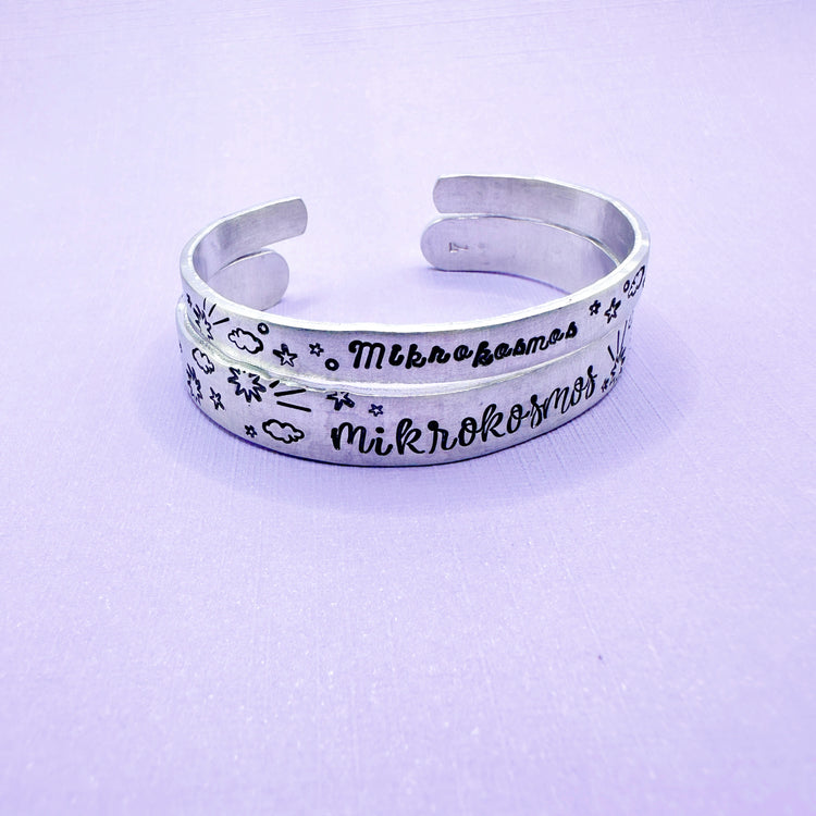 Mikrokosmos BTS Cuff Bracelet Aluminum Brass