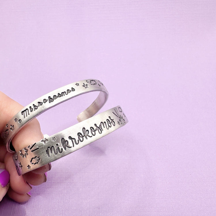 Mikrokosmos BTS Cuff Bracelet Aluminum Brass