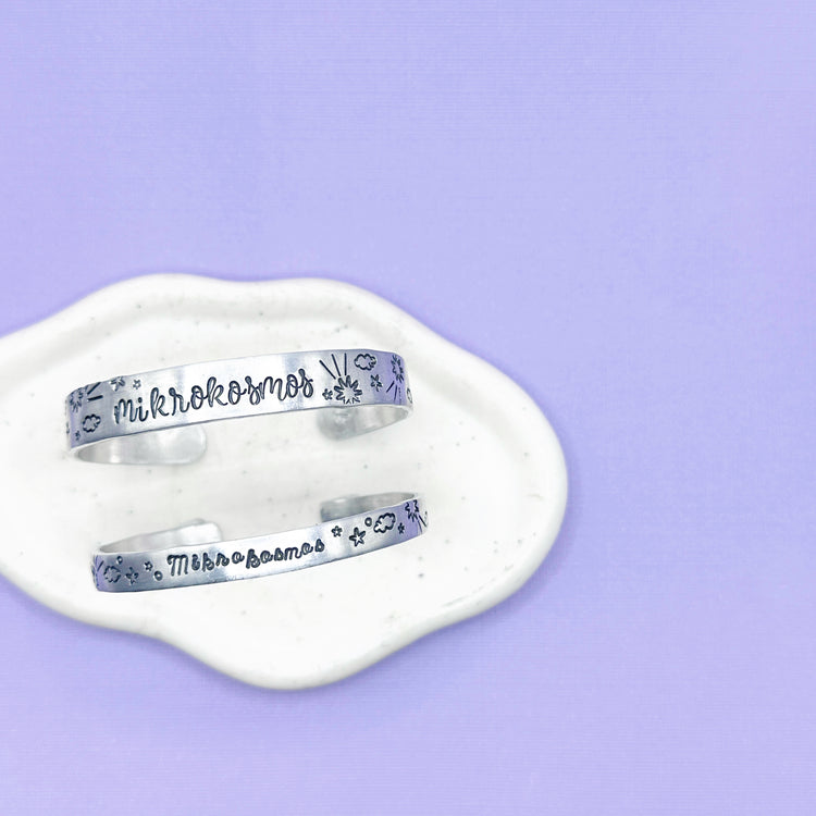 Mikrokosmos BTS Cuff Bracelet Aluminum Brass