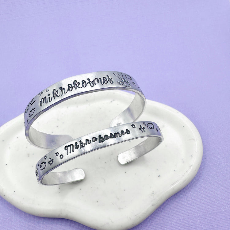 Mikrokosmos BTS Cuff Bracelet Aluminum Brass