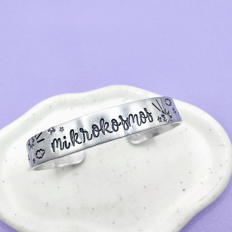 Mikrokosmos BTS Cuff Bracelet Aluminum Brass