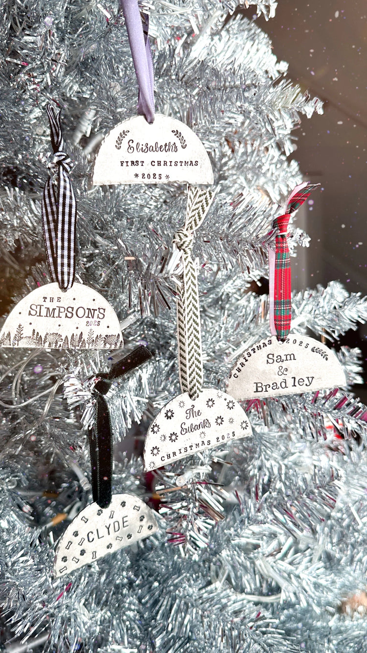 Hand-Stamped Ornaments Workshop at Hinoki | December 6