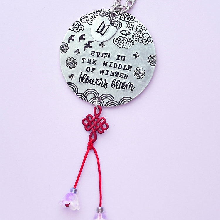 ARIRANG Car Charm BTS Winter Flower