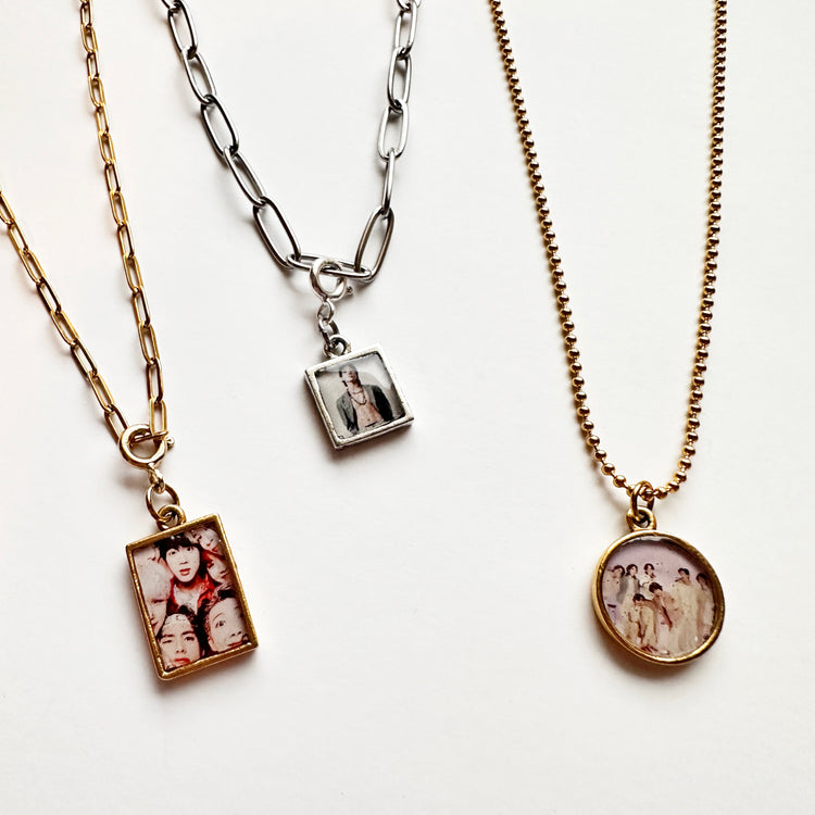 Pet Memorial Custom Photo Charm Necklace One Charm Choose Your Chain
