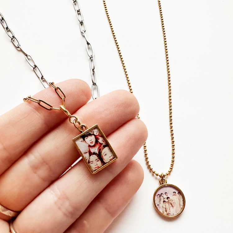 Pet Memorial Custom Photo Charm Necklace One Charm Choose Your Chain