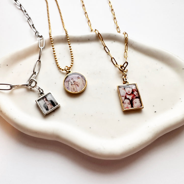 Pet Memorial Custom Photo Charm Necklace One Charm Choose Your Chain