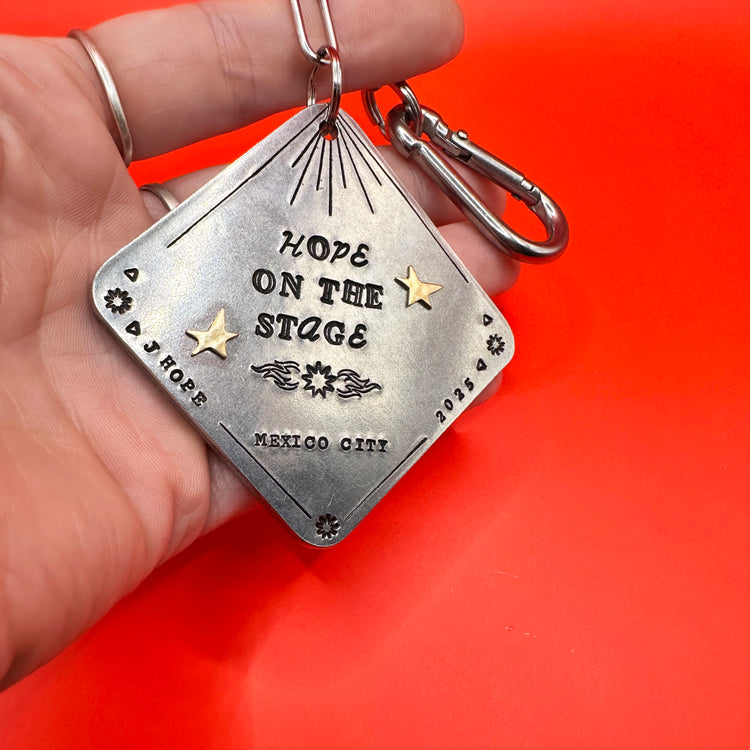 Concert Location Keychain Hope On The Stage Tour Merch