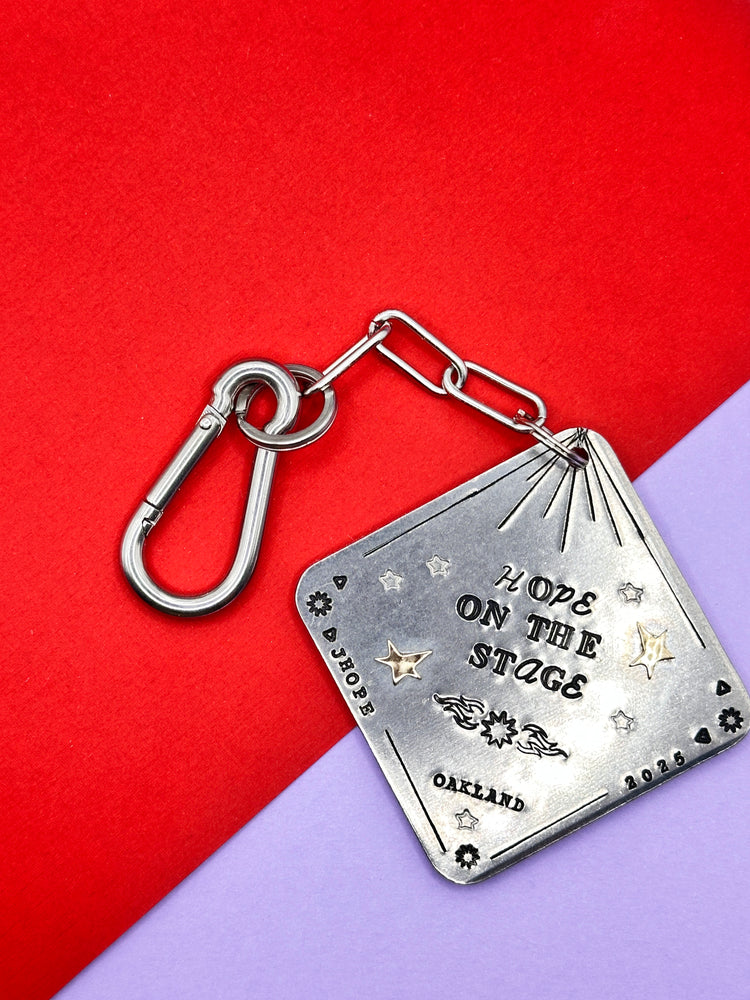 Concert Location Keychain Hope On The Stage Tour Merch
