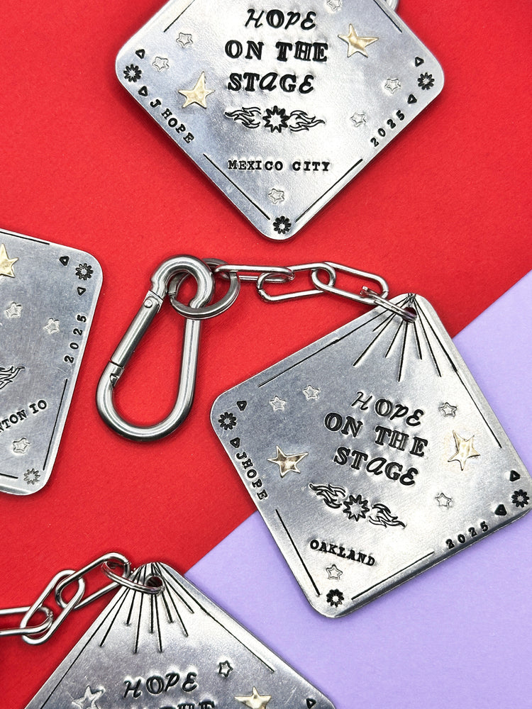 Concert Location Keychain Hope On The Stage Tour Merch