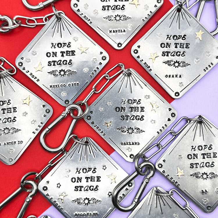 Concert Location Keychain Hope On The Stage Tour Merch