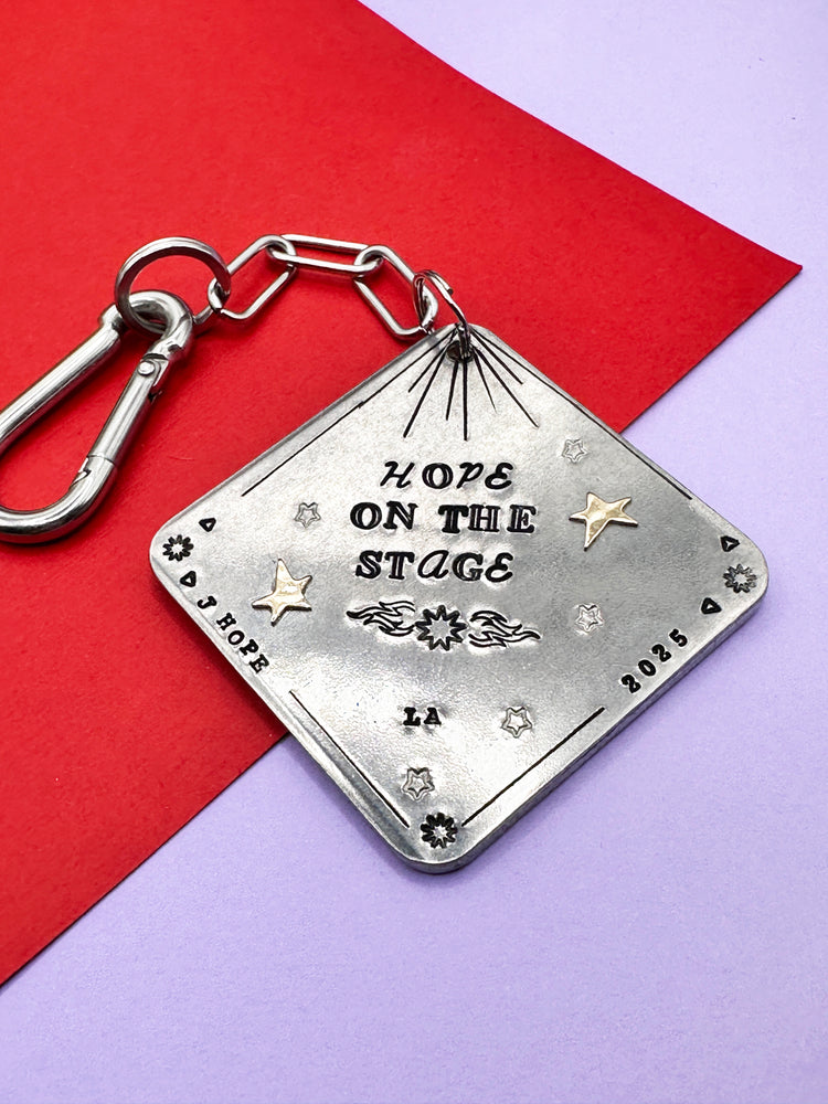 Concert Location Keychain Hope On The Stage Tour Merch