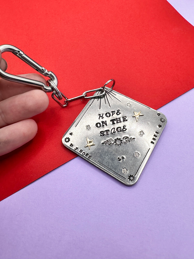 Concert Location Keychain Hope On The Stage Tour Merch