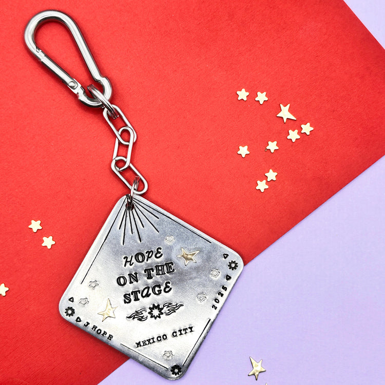 Concert Location Keychain Hope On The Stage Tour Merch