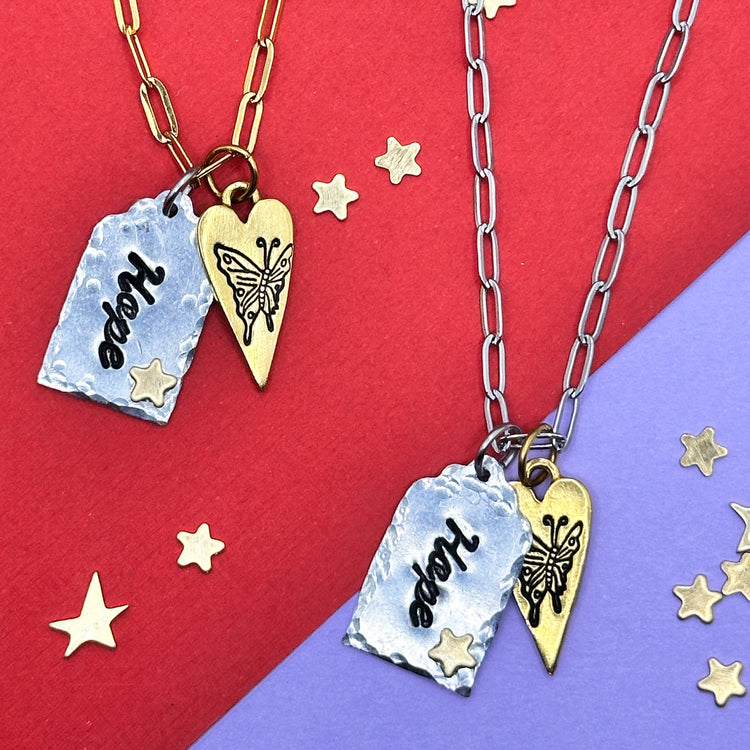 Hope Necklace Hope On The Stage Butterfly Charm JHope Inspired