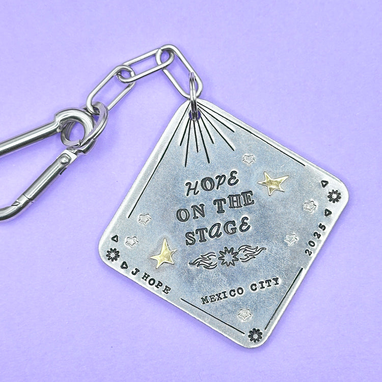 Concert Location Keychain Hope On The Stage Tour Merch