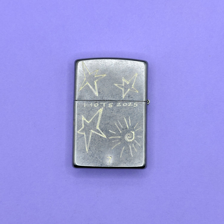 Let's Burn Hand Engraved Zippo Lighter Hope On The Stage Merch