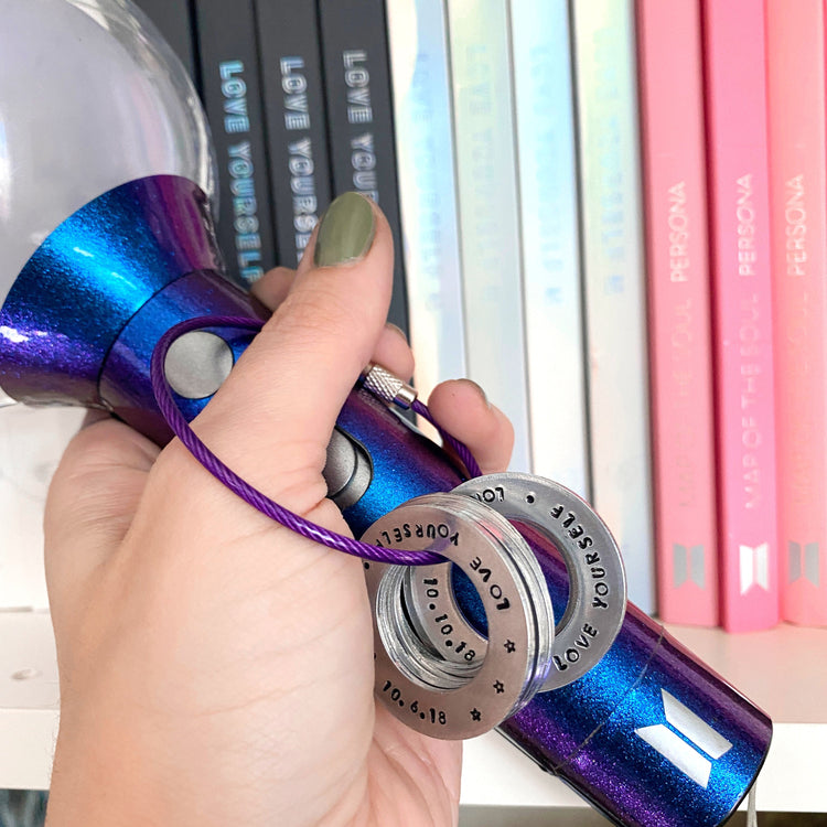 Custom Concert Tokens Mementos Tour Collection Keychain Holder BTS ARMY