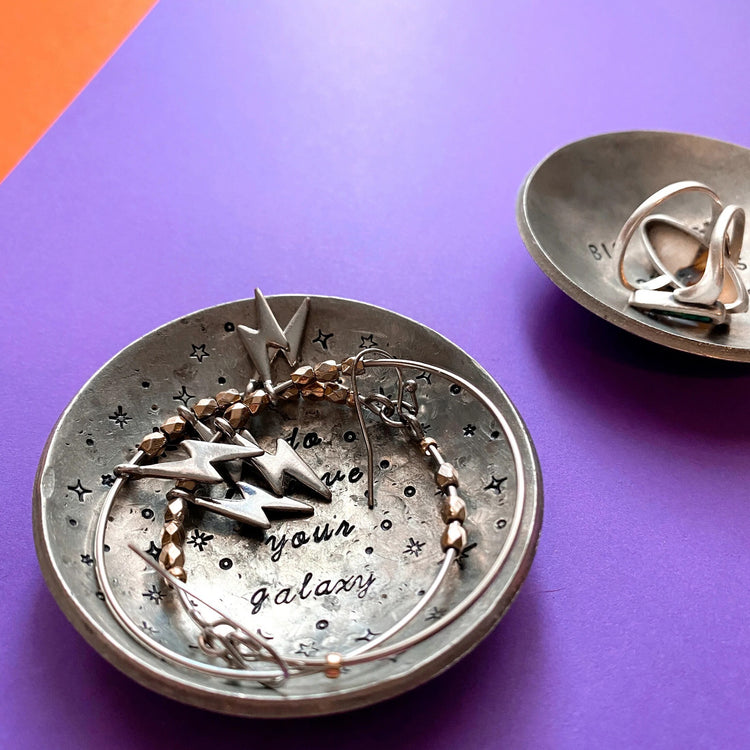 BTS I Do Believe Your Galaxy Trinket Ring Dish Handmade ARMY Gift