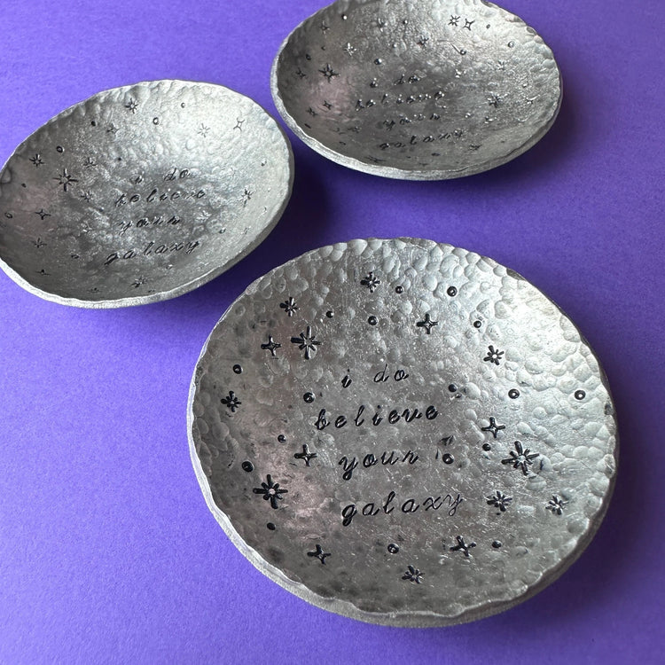 BTS I Do Believe Your Galaxy Trinket Ring Dish Handmade ARMY Gift