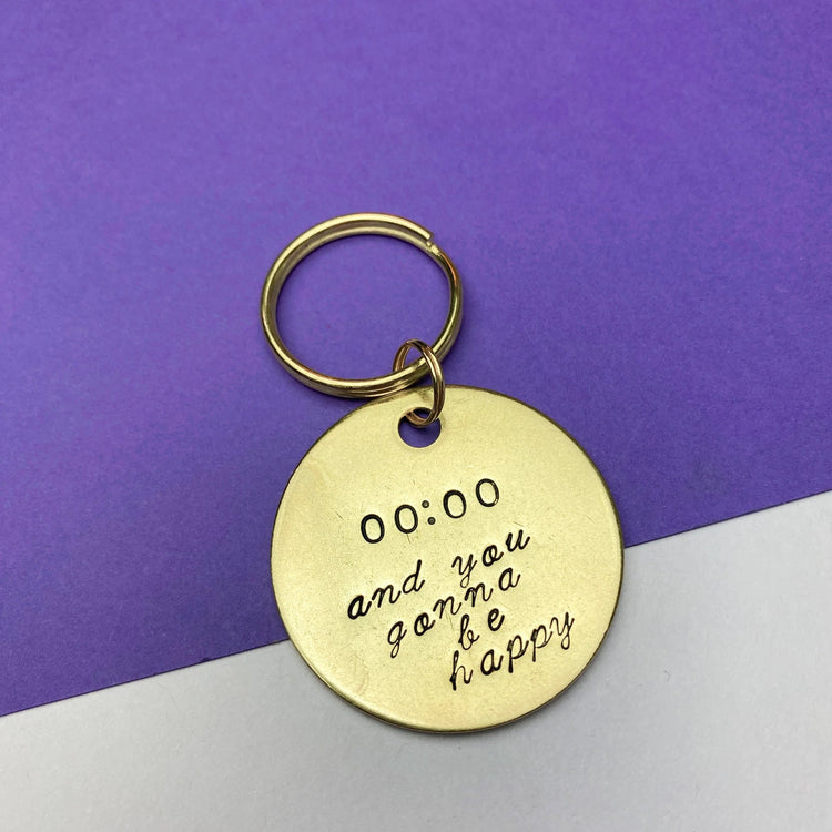BTS 00:00 BTS Zero O'clock And You Gonna Be Happy Keychain ARMY Merch Gift