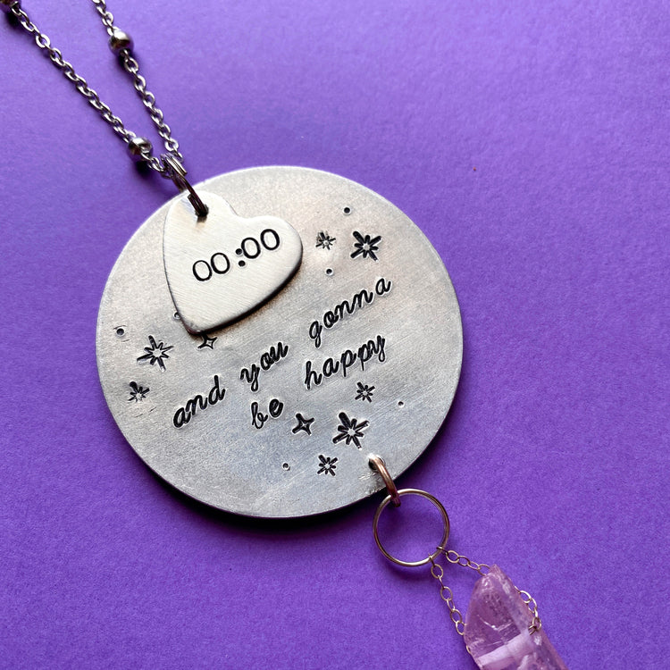 BTS 00:00 BTS Car Charm With Crystal ARMY Merch Gift Hand Stamped