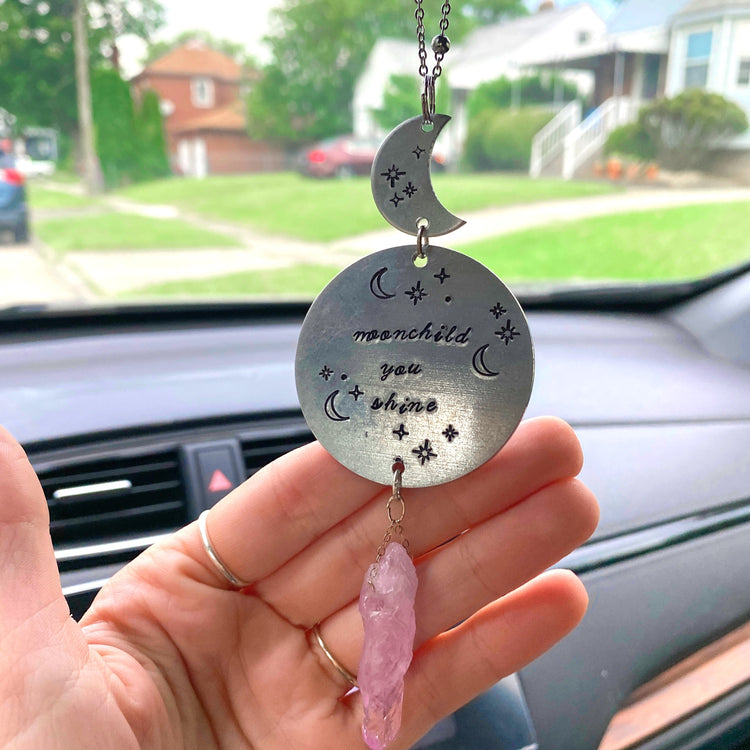 BTS Moonchild Car Charm Mono RM Handmade ARMY Merch Gift