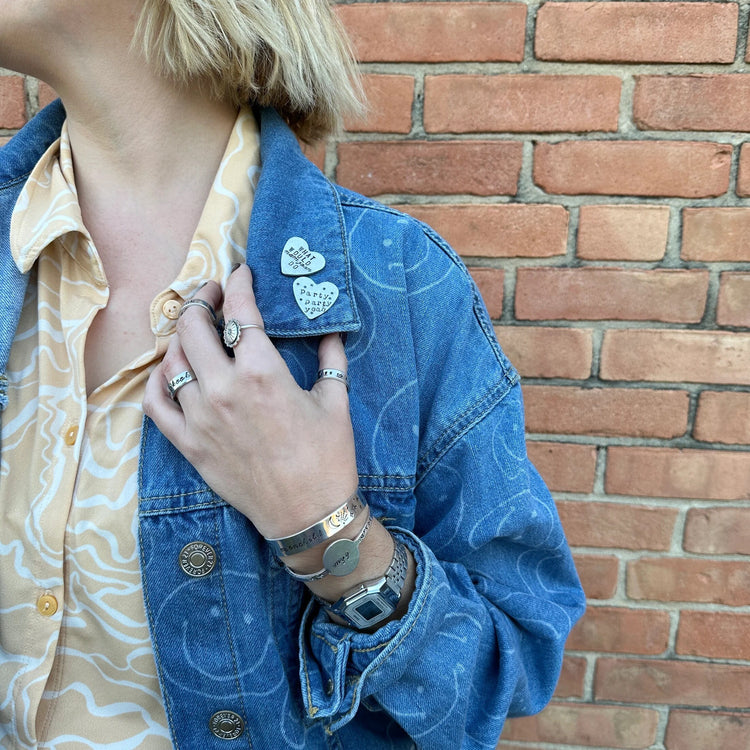 Party Party Yeah Pin BTS Pin Jungkook Handstamped ARMY Gift