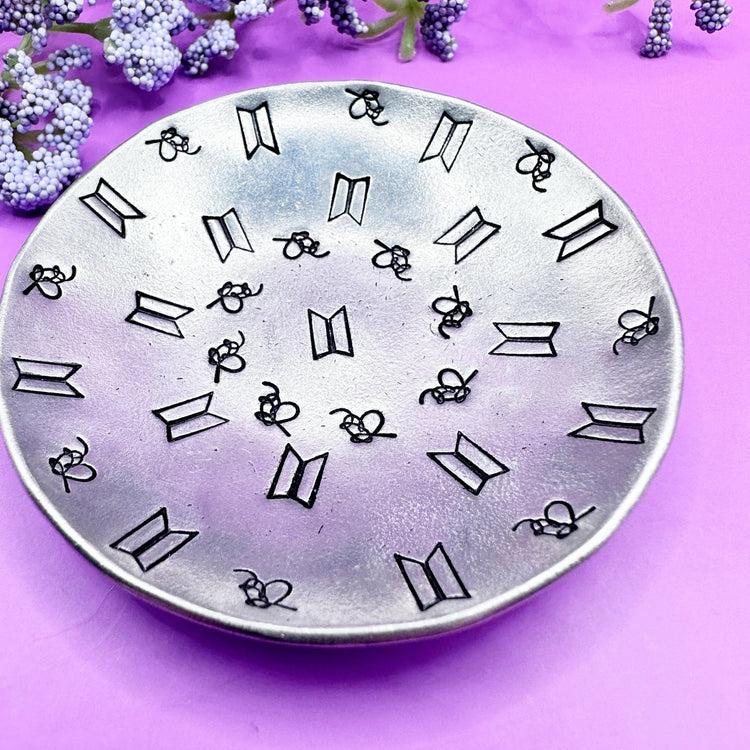 BTS Love Yourself Trinket Ring Dish Pewter ARMY Gift