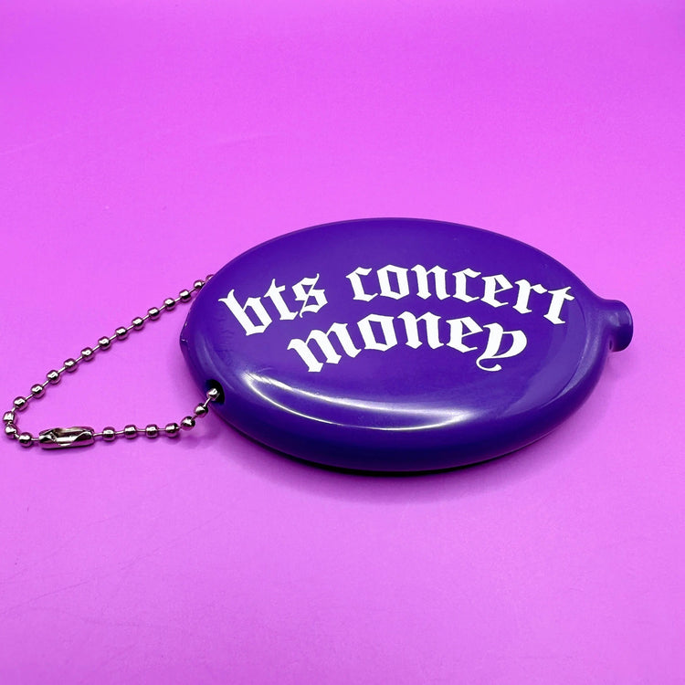 BTS Concert Money Squeeze Coin Pouch Keychain BTS Gift ARMY Kpop Change Purse