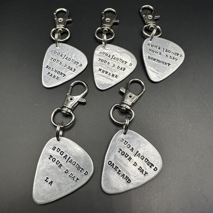 Agust D Pick Tour Location Keychain D Day Tour Merch BTS ARMY Yoongi Suga