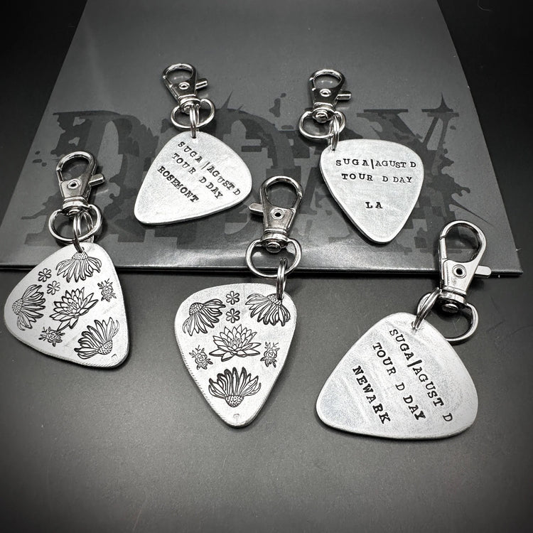 Agust D Pick Tour Location Keychain D Day Tour Merch BTS ARMY Yoongi Suga