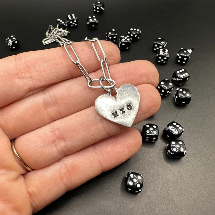 Agust D MYG Initial Necklace Paperclip Chain Suga Yoongi ARMY Gift Charm