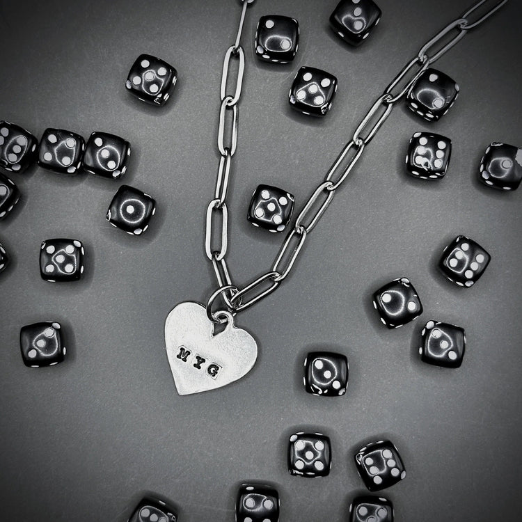 Agust D MYG Initial Necklace Paperclip Chain Suga Yoongi ARMY Gift Charm