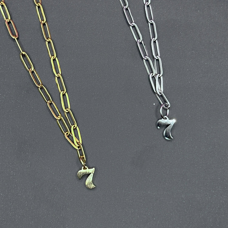 BTS ARMY Itty Bitty Tiny Seven Charm Bracelet Paperclip Chain Link Gold Silver