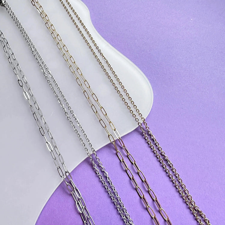 Bangtan Sonyeondon Long Heart 7 Necklace BTS Charm ARMY Gift Mixed Metal