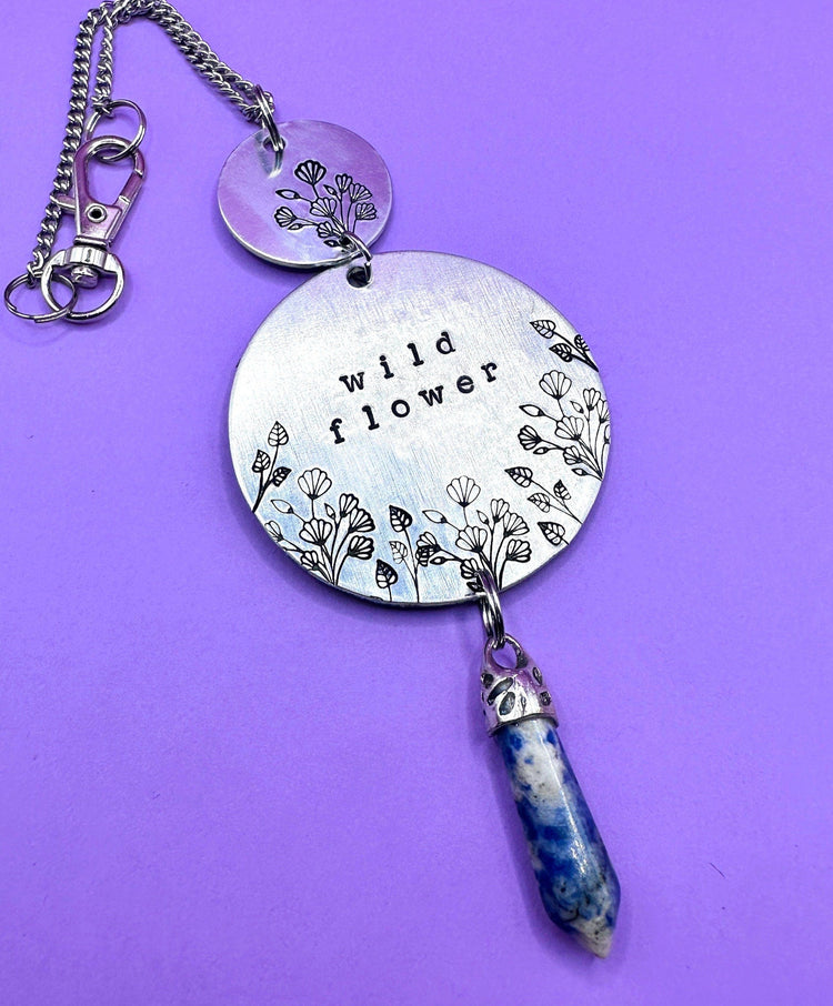 BTS Wild Flower RM Indigo Car Charm Namjoon Merch ARMY Gift