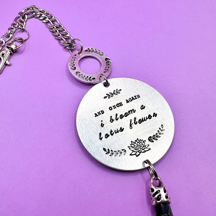 Agust D Lotus Lyrics Car Charm Suga Yoongi D Day Tour Car Accessory BTS Merch ARMY