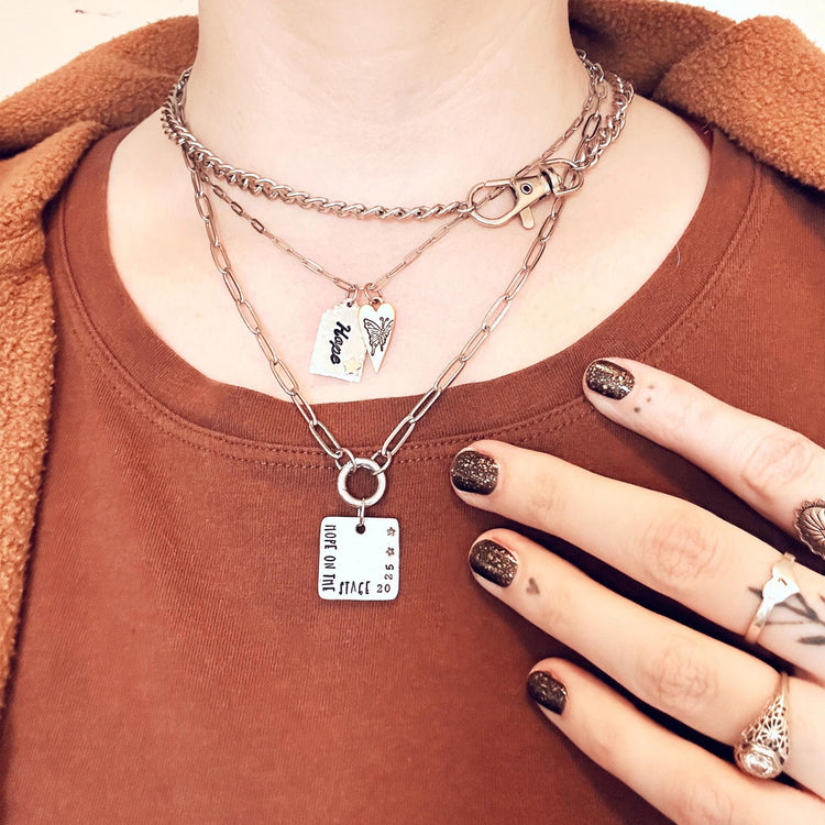 JHope Necklace Hope On The Stage Merch Hope Butterfly HOTS BTS Hobi