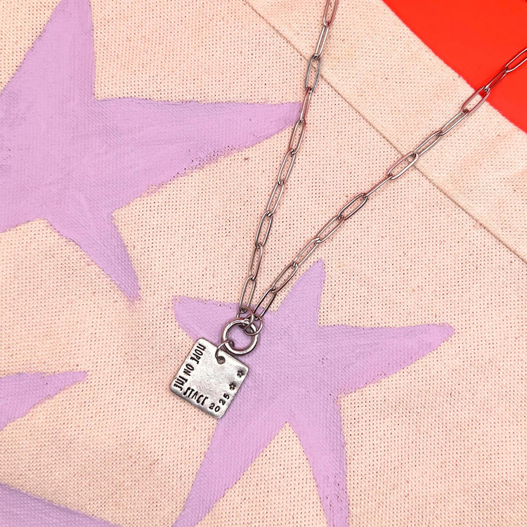 Hope On The Stage Necklace Hand Stamped J Hope Hobi Charm HOTS BTS